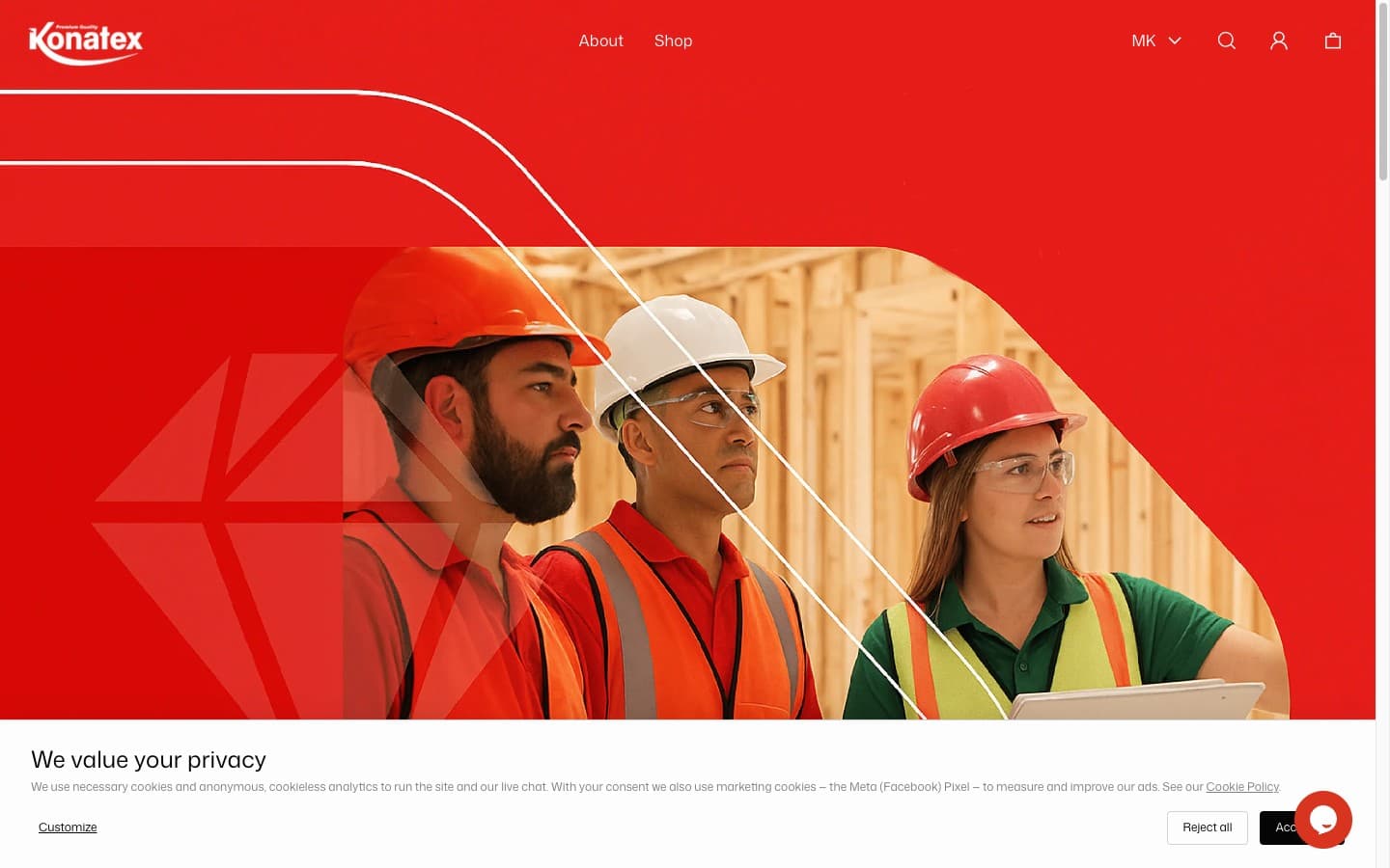 Konatex Workwear screenshot