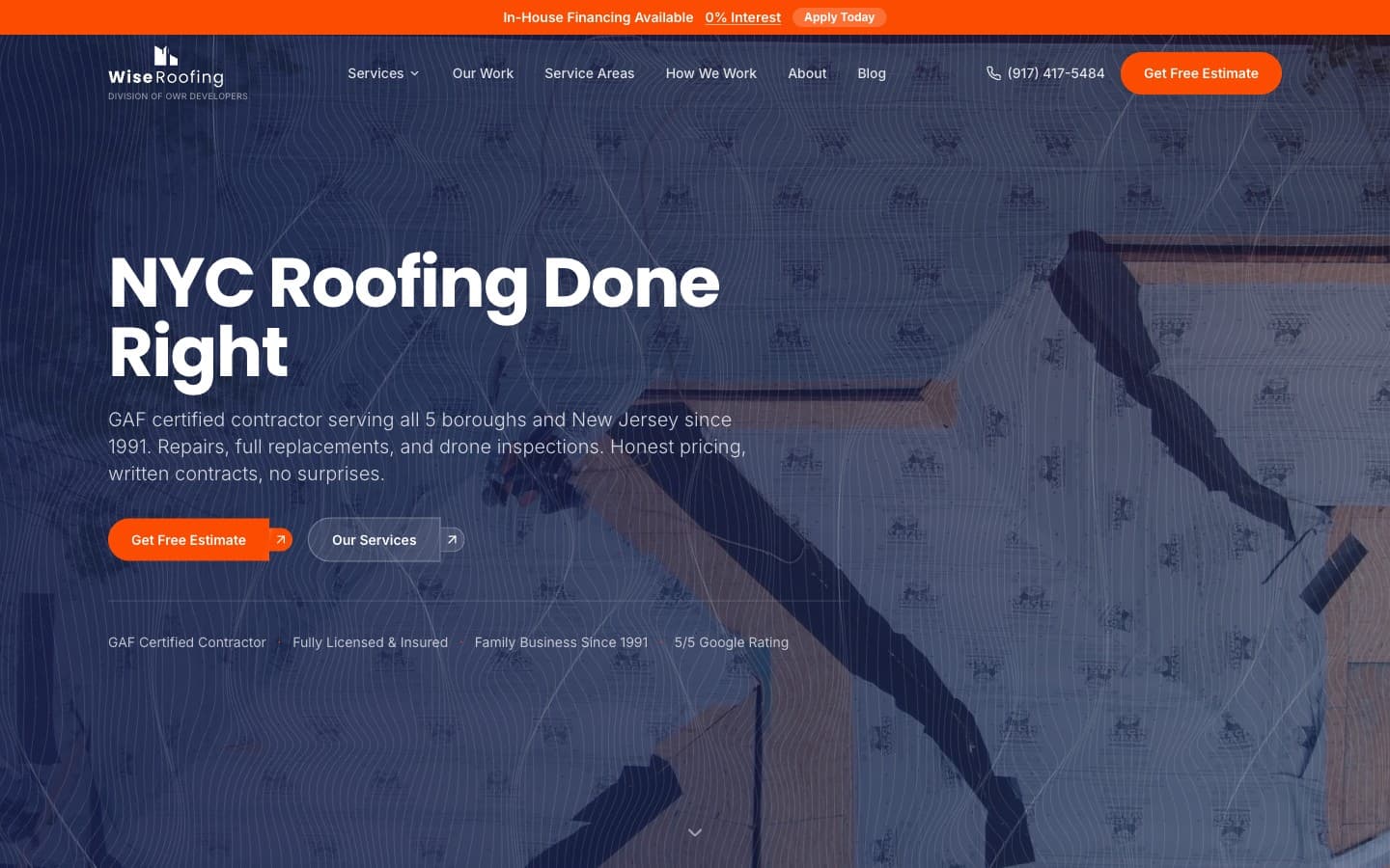 Wise Roofing screenshot